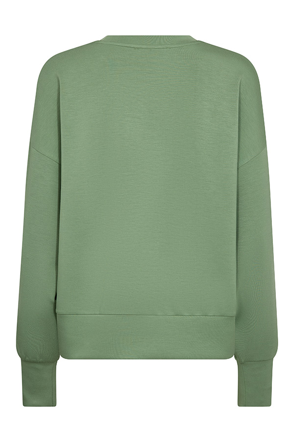 MMNima  O-LS Sweatshirt Crown Turf Green - 5