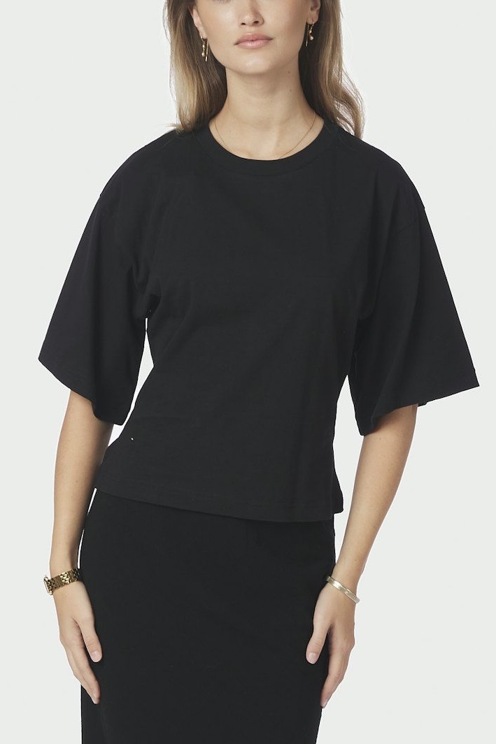 Neo Noir - Asha Boxy Tee Black - 3