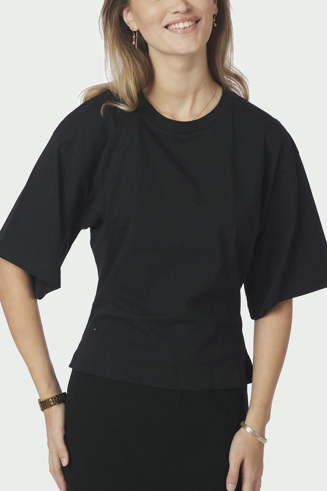 Neo Noir - Asha Boxy Tee Black