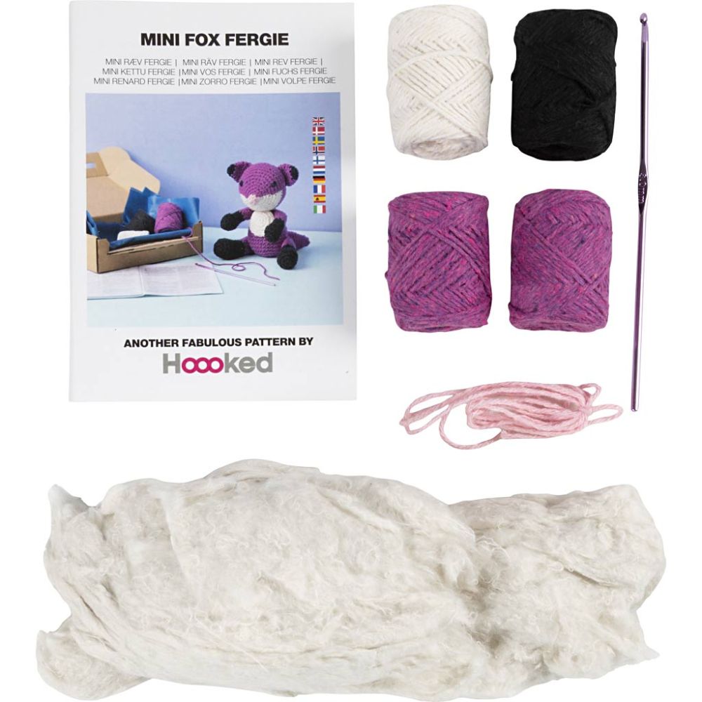 DIY kit -Amigurumi räv - 3