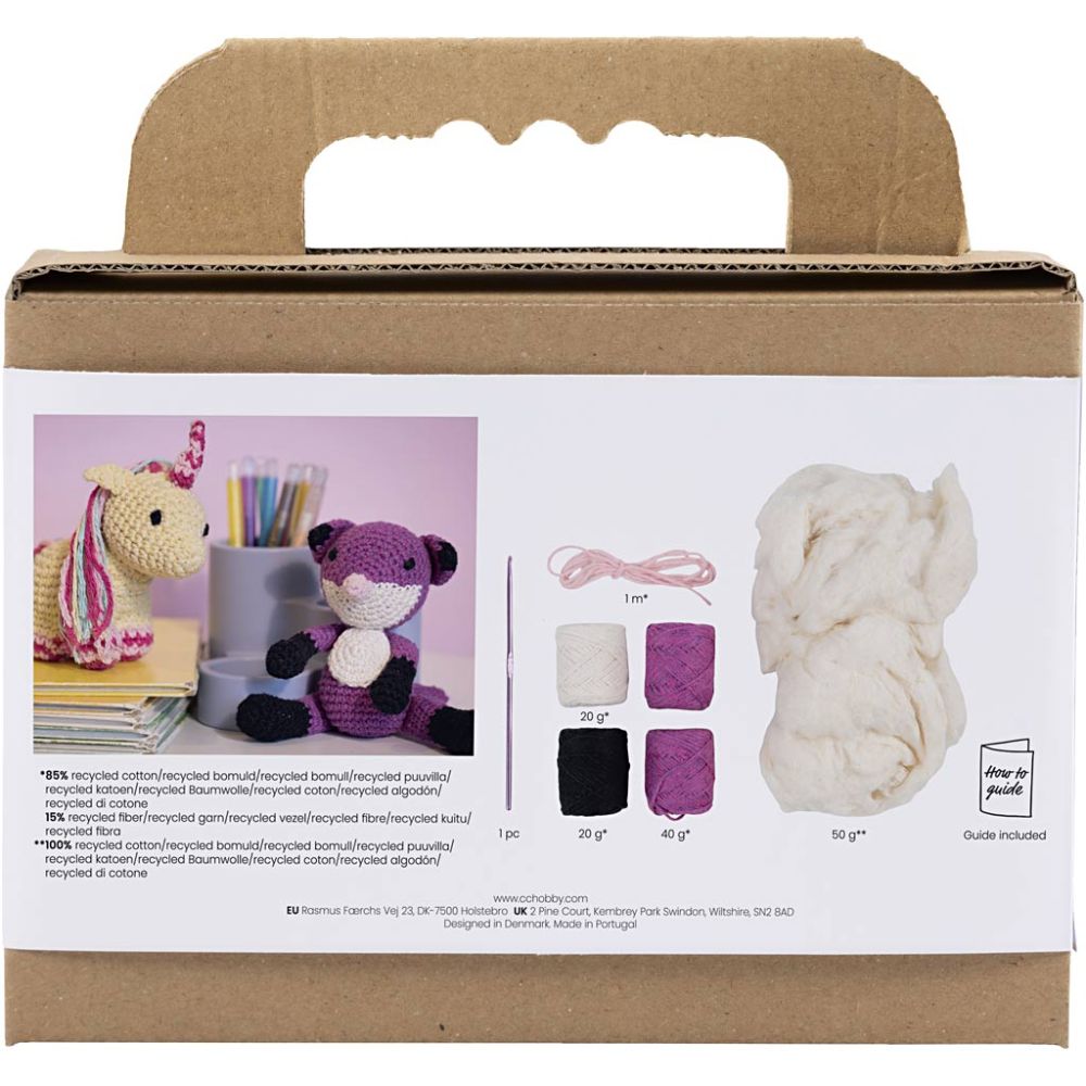 DIY kit -Amigurumi räv - 2