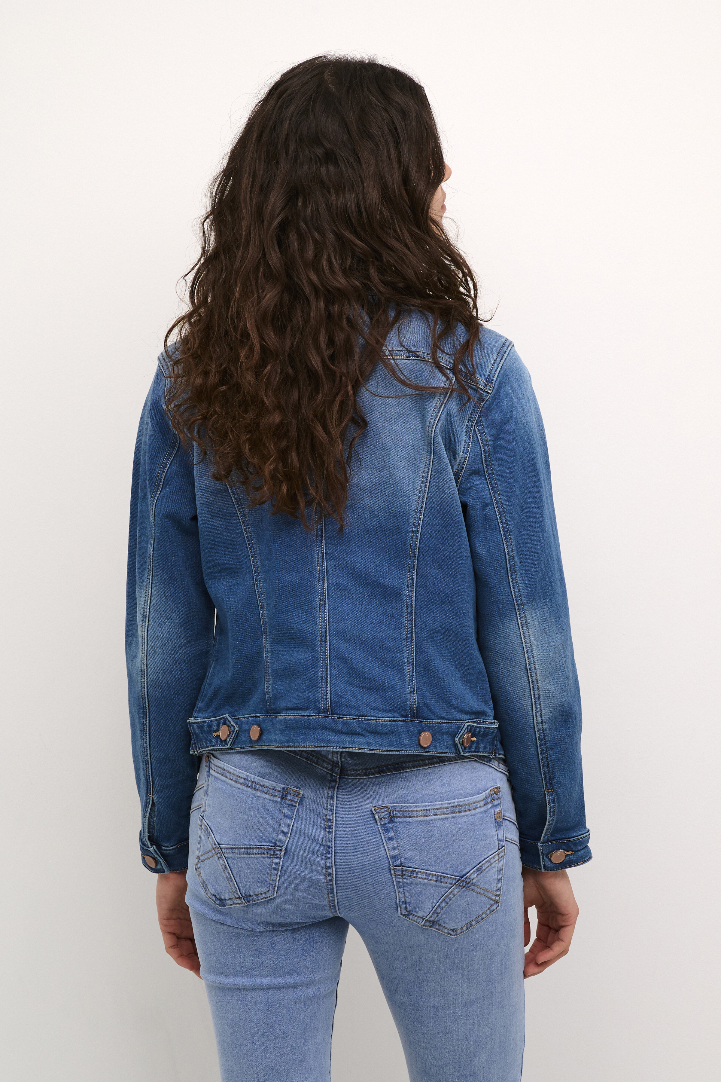 CRRota Jogg Denim Jacket Medium Blue Stretchig jeansjacka