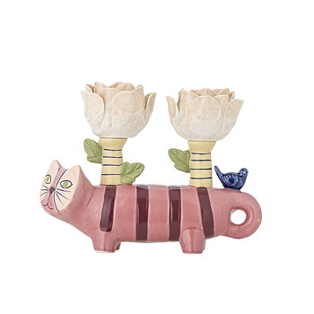 Bloomingville Missy Ljusstake, Multi Stengods