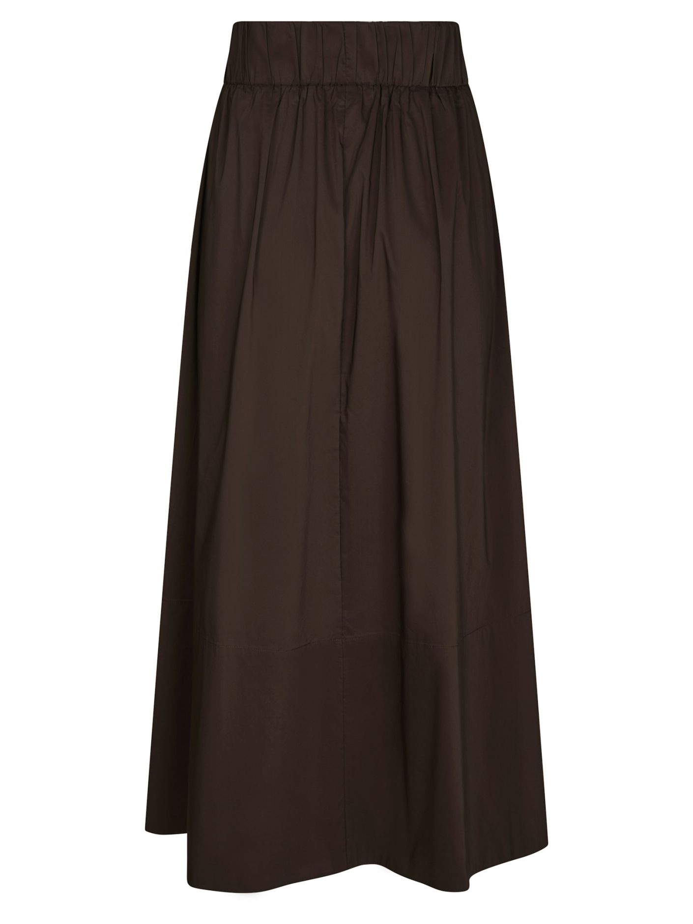 Neo Noir - Yara Poplin Skirt Chocolate Brown - 7