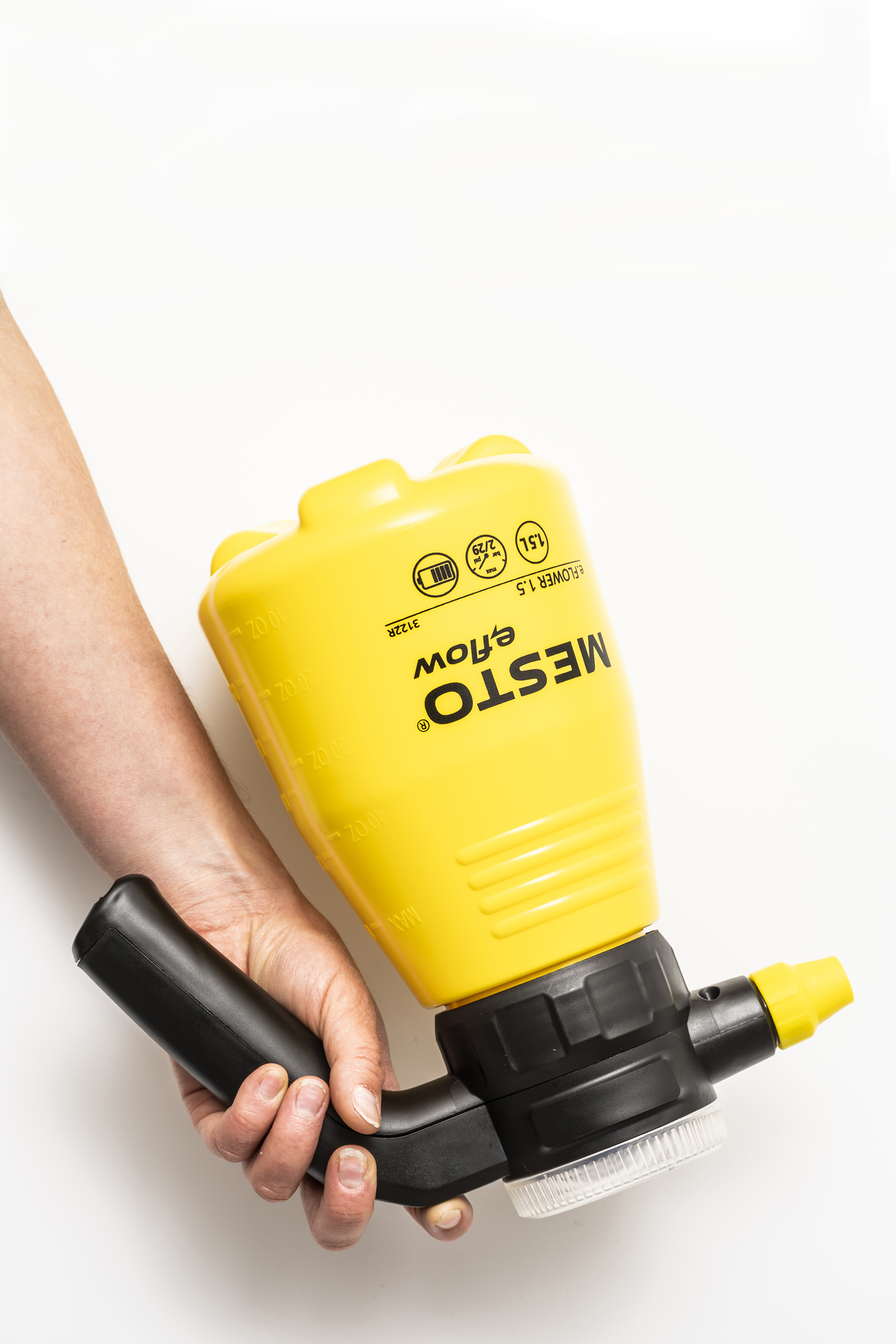 MESTO e.FLOWER 1.5 – Batteridriven tryckspruta 1,5L med 360° funktion - 2