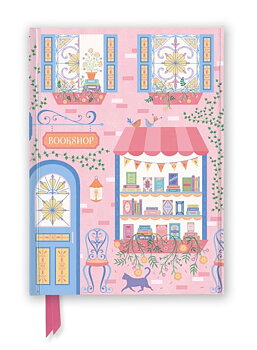 Jenny Zemanek  : The Bookshop - Silverfolierad skrivbok med magnetlås linjerad A5