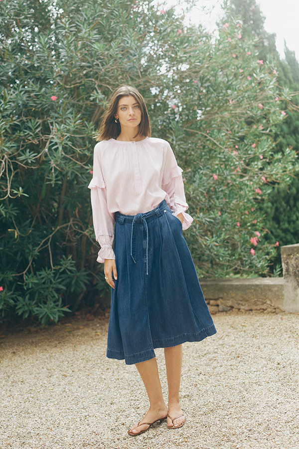 Mos Mosh - MMKoda Dinem Skirt Dark Blue - 4