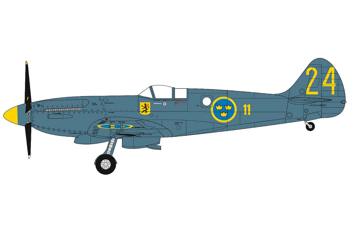 Airfix A40004 Swedish Air Force 100th anniversary set - 5