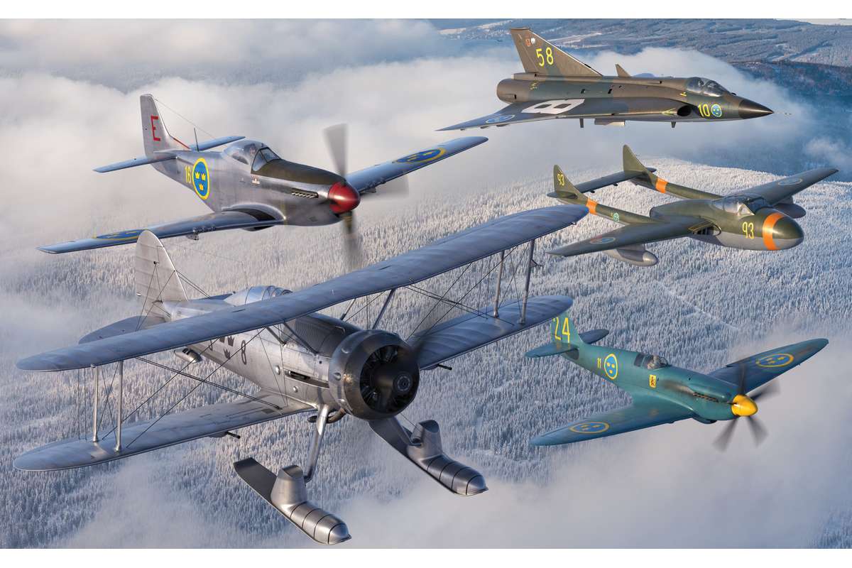 Airfix A40004 Swedish Air Force 100th anniversary set