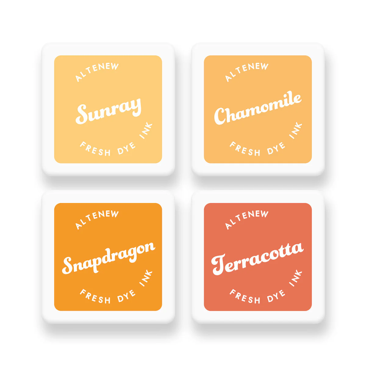 ALTENEW -Golden Sunset Fresh Dye Ink Mini Cube Set