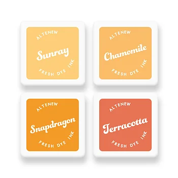 ALTENEW -Golden Sunset Fresh Dye Ink Mini Cube Set