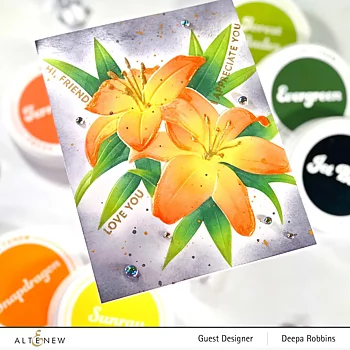 ALTENEW -Golden Sunset Fresh Dye Ink Mini Cube Set