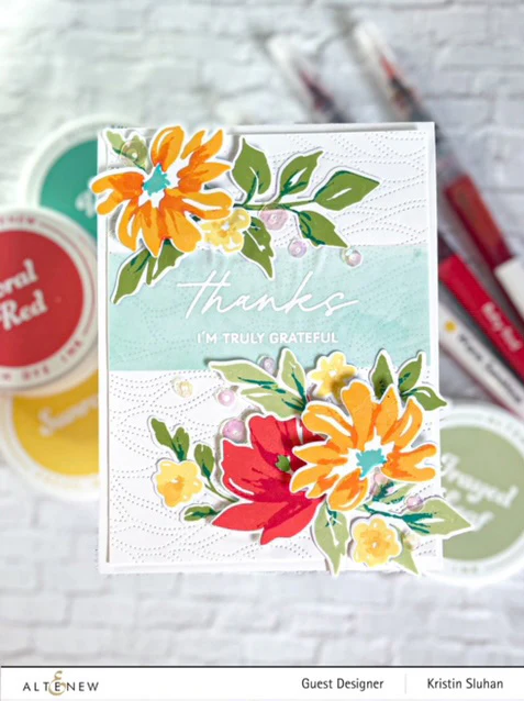 ALTENEW -Golden Sunset Fresh Dye Ink Mini Cube Set - 4