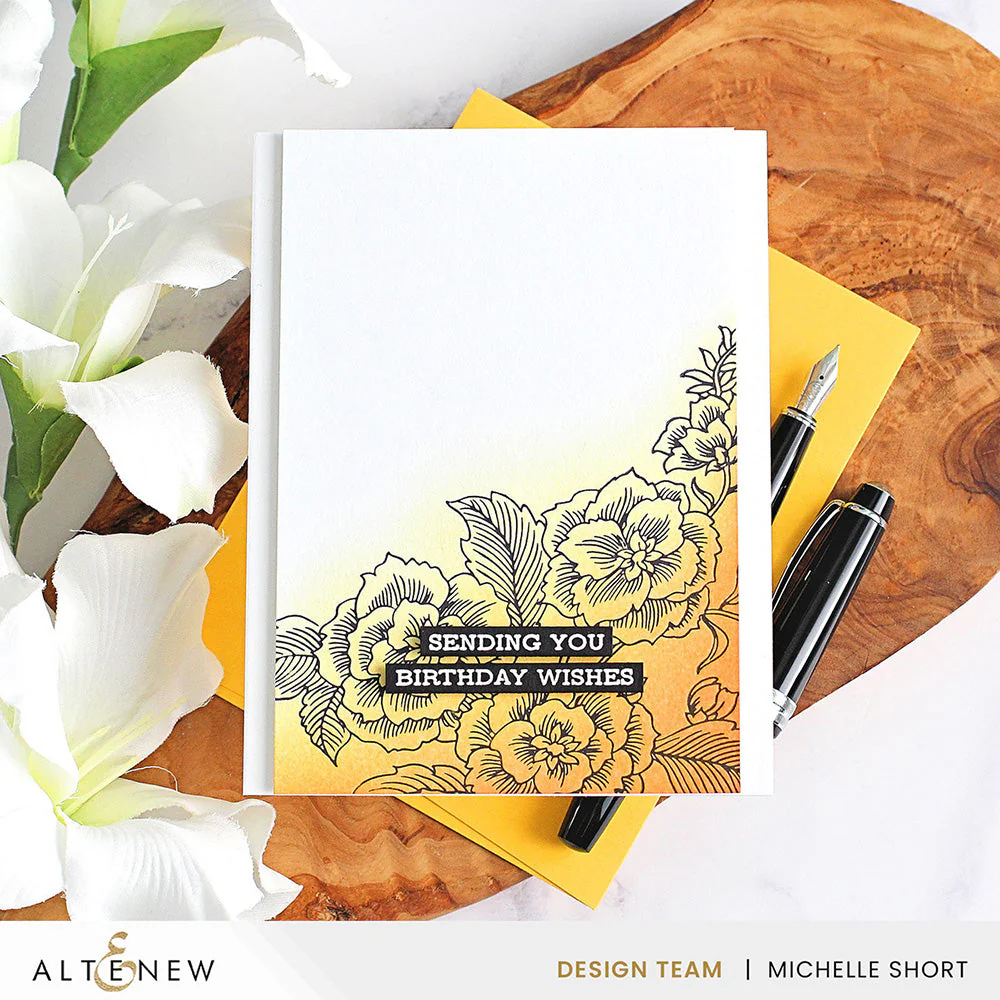 ALTENEW -Golden Sunset Fresh Dye Ink Mini Cube Set - 6