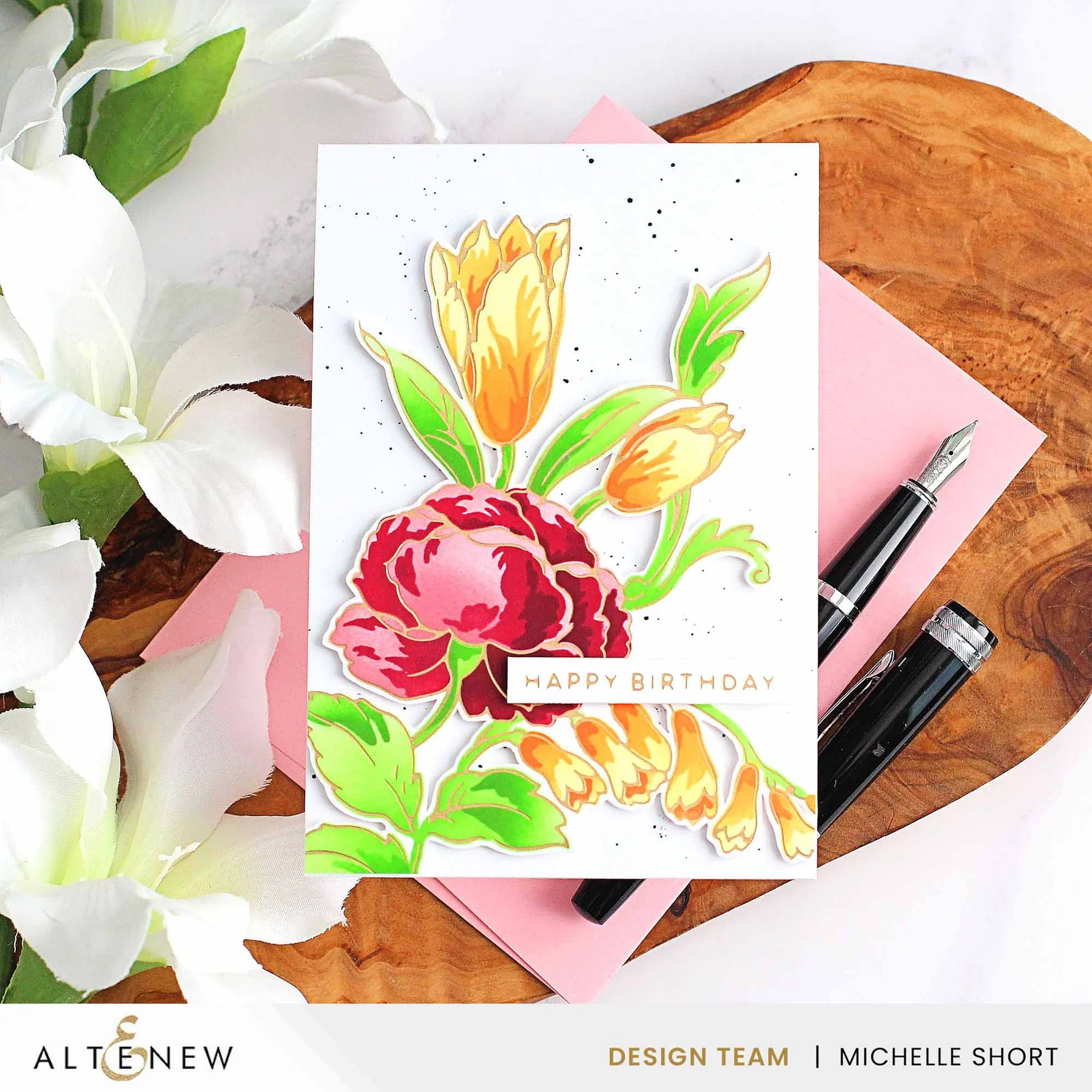 ALTENEW -Dried Petals Fresh Dye Ink Mini Cube Set - 12