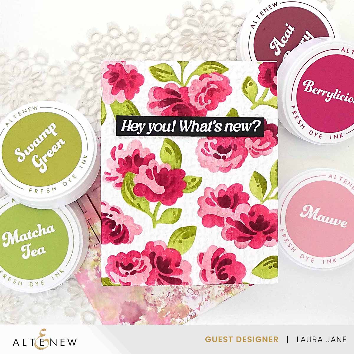 ALTENEW -Dried Petals Fresh Dye Ink Mini Cube Set - 3
