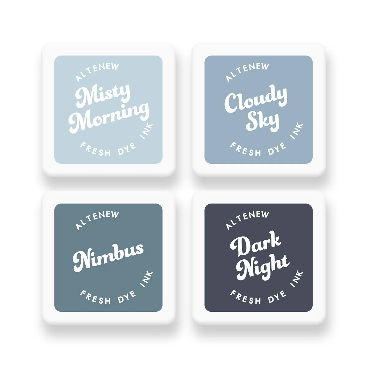ALTENEW -Tranquility Fresh Dye Ink Mini Cube Set
