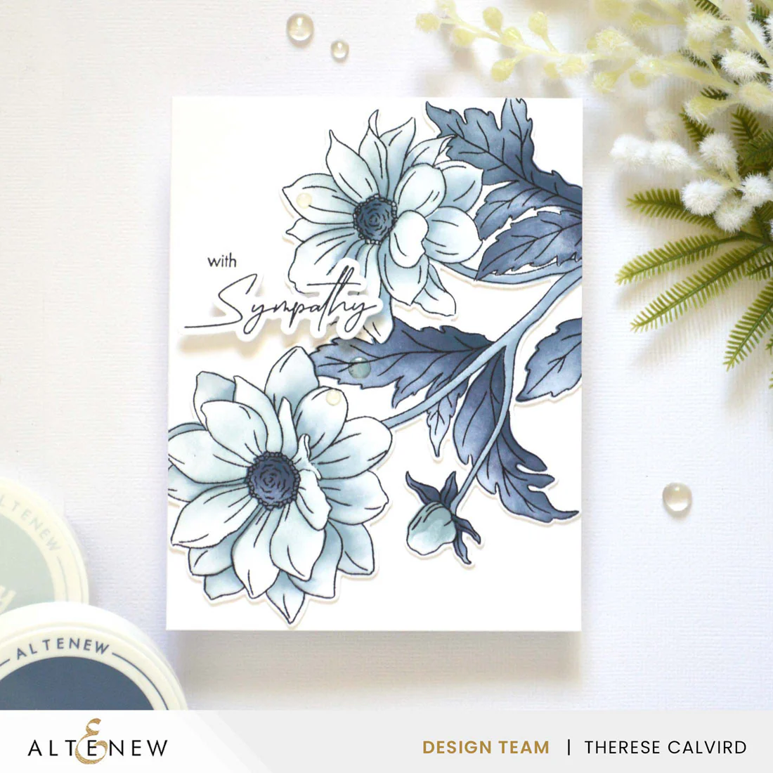 ALTENEW -Tranquility Fresh Dye Ink Mini Cube Set - 5