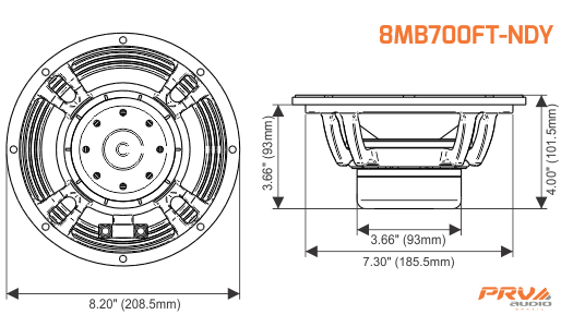 PRV Audio 8MB700FT-NDY - 14