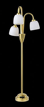 Led floor lamp with "magic wand"