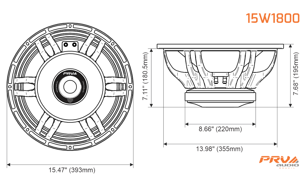 PRV Audio 15W1800 - 10