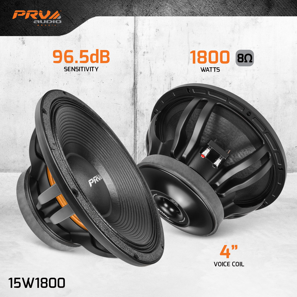 PRV Audio 15W1800 - 2