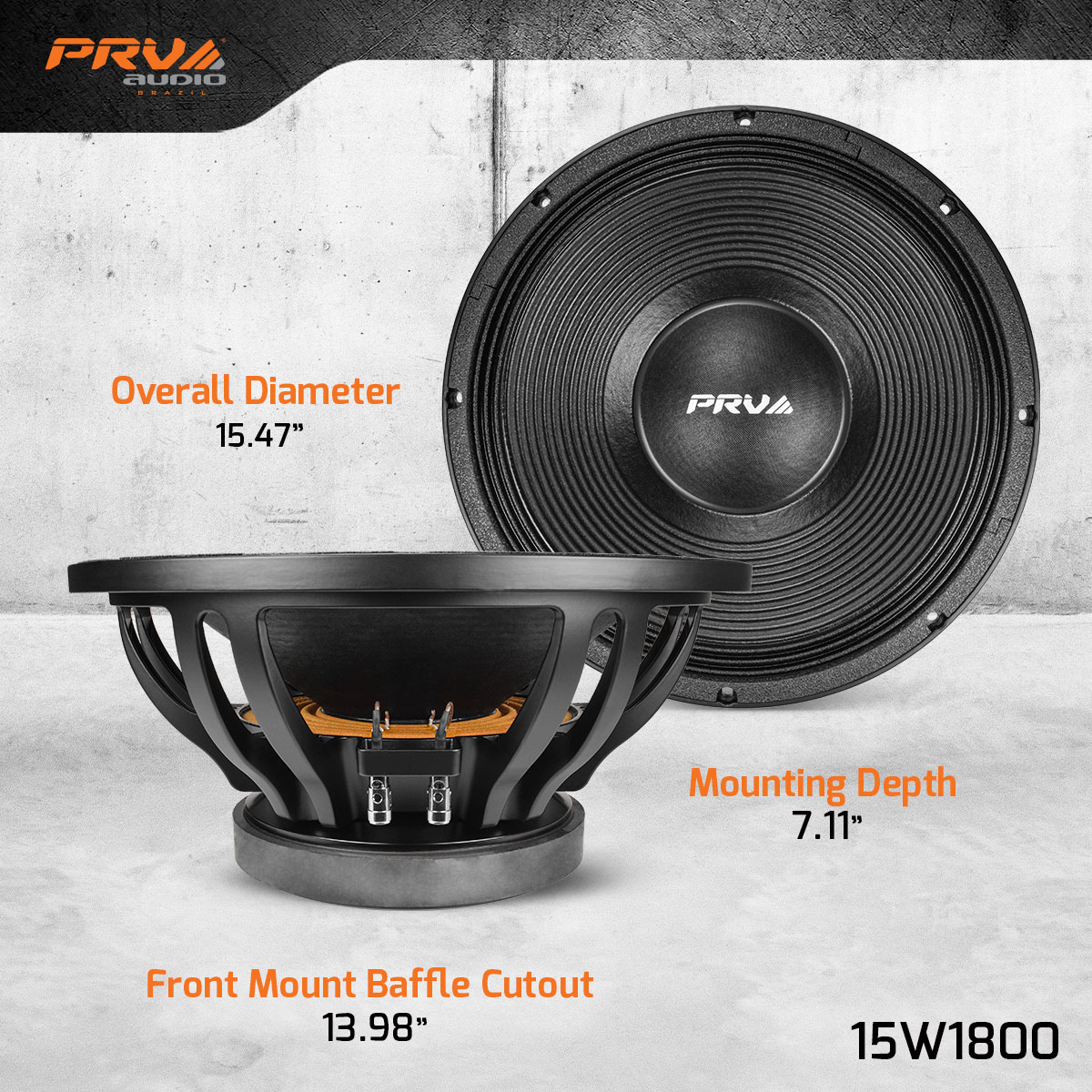 PRV Audio 15W1800 - 4