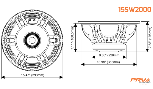PRV Audio 15SW2000 - 12