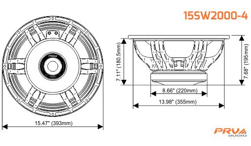PRV Audio 15SW2000 - 12