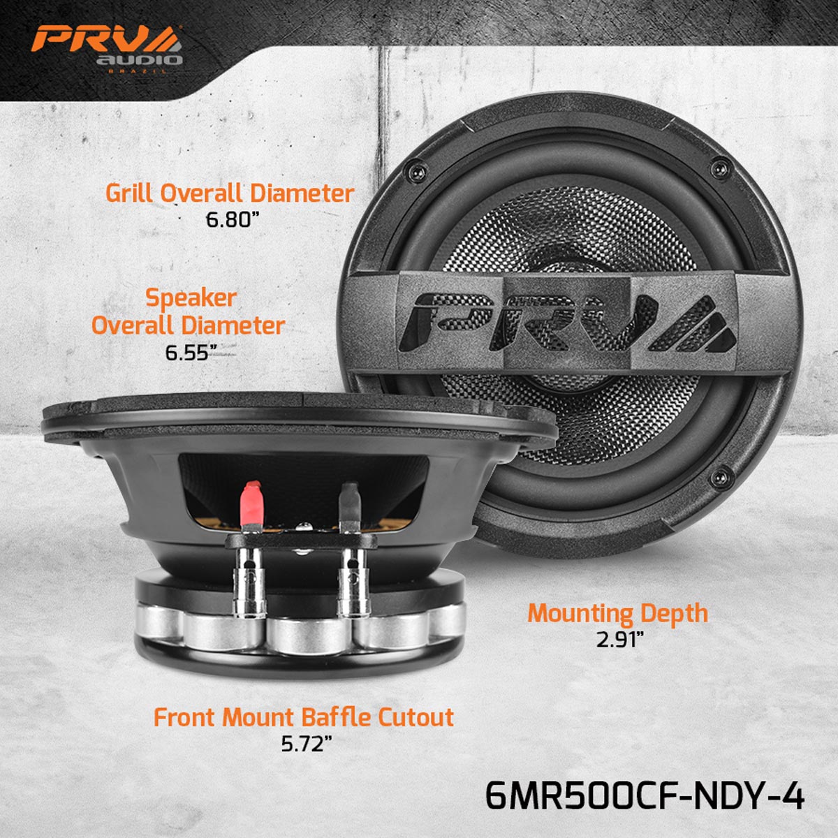 PRV Audio 6MR500CF-NDY-4  - 4