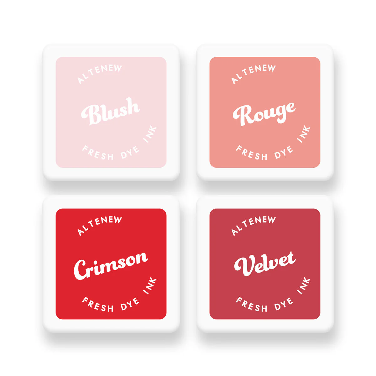 ALTENEW -Red Sunset Fresh Dye Ink Mini Cube Set