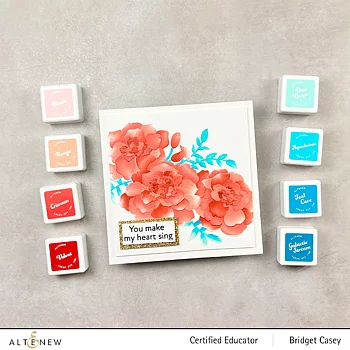 ALTENEW -Red Sunset Fresh Dye Ink Mini Cube Set