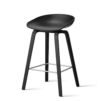 AAS 32 Low Barstol 65 cm (Svart/svart) -  HAY