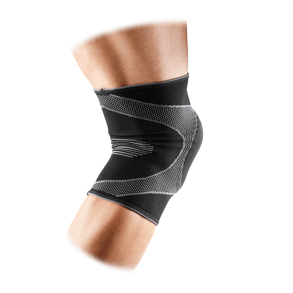 Kompressionsknäskydd med 4‑vägs elasticitet och gelstöd – McDavid Knee Sleeve - 2