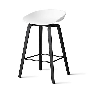 AAS 32 Low Barstol 65 cm (Vit/svart) - I lager -  HAY