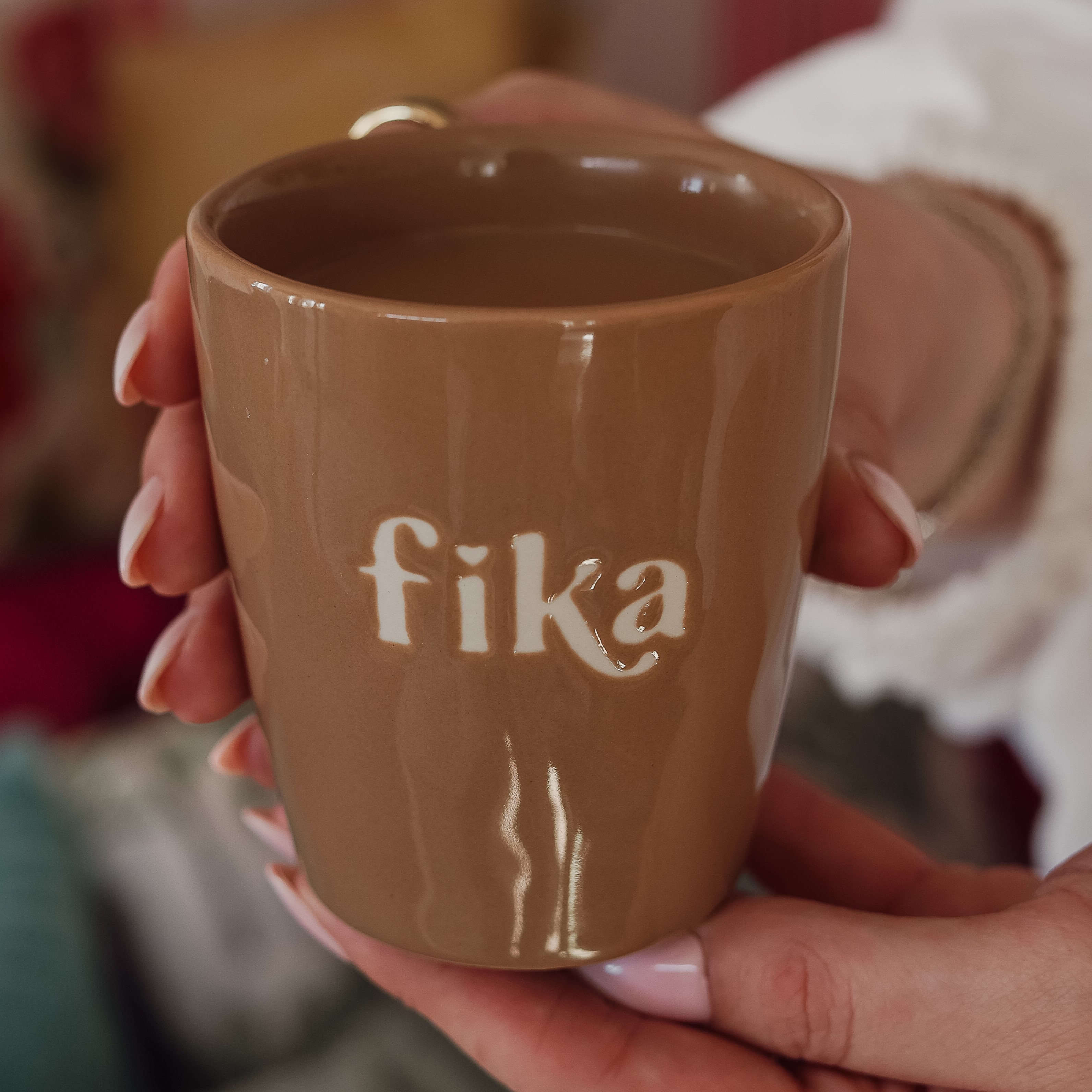 Mugg "Fika" Mocha - Majas Cottage - 4