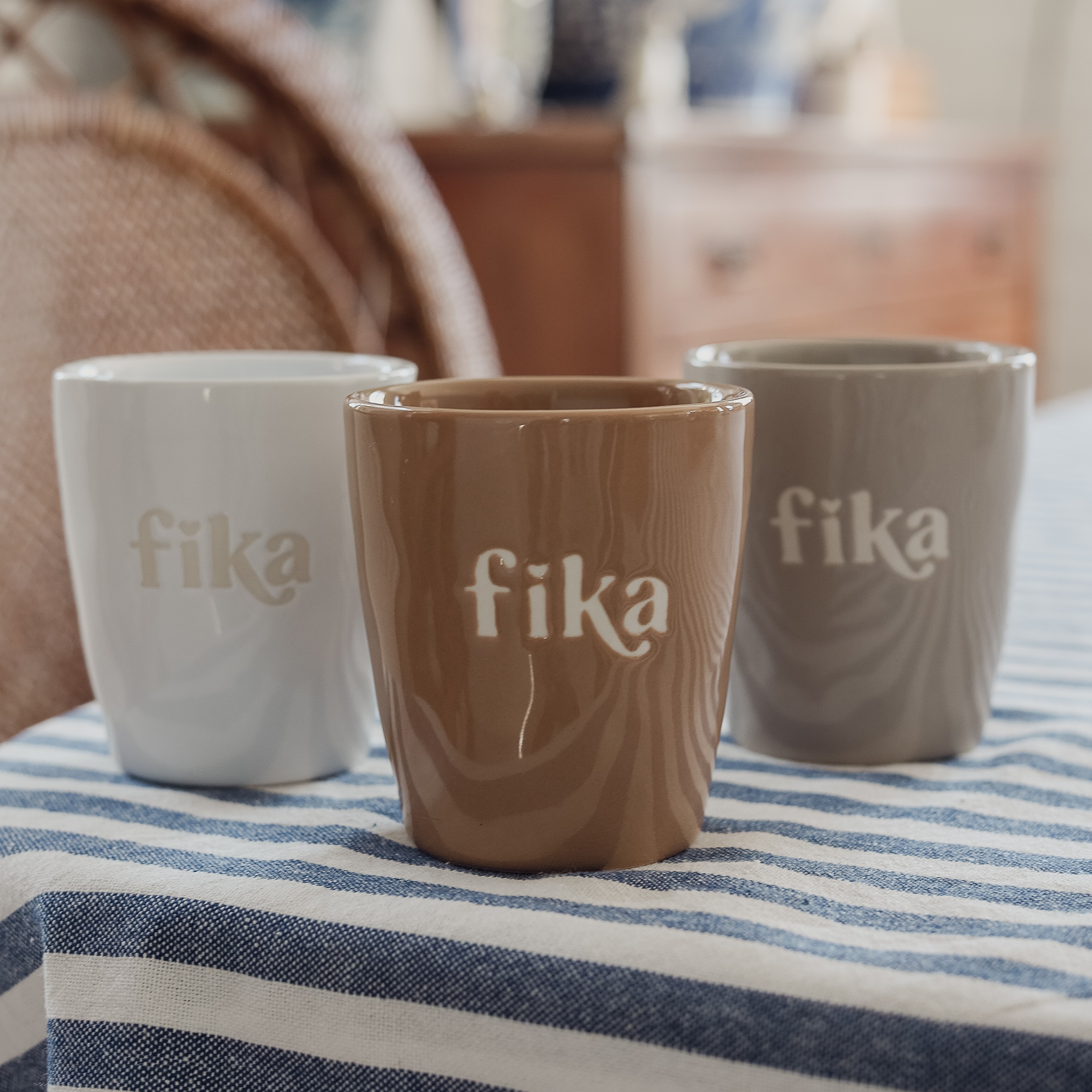 Mugg "Fika" Mocha - Majas Cottage - 2