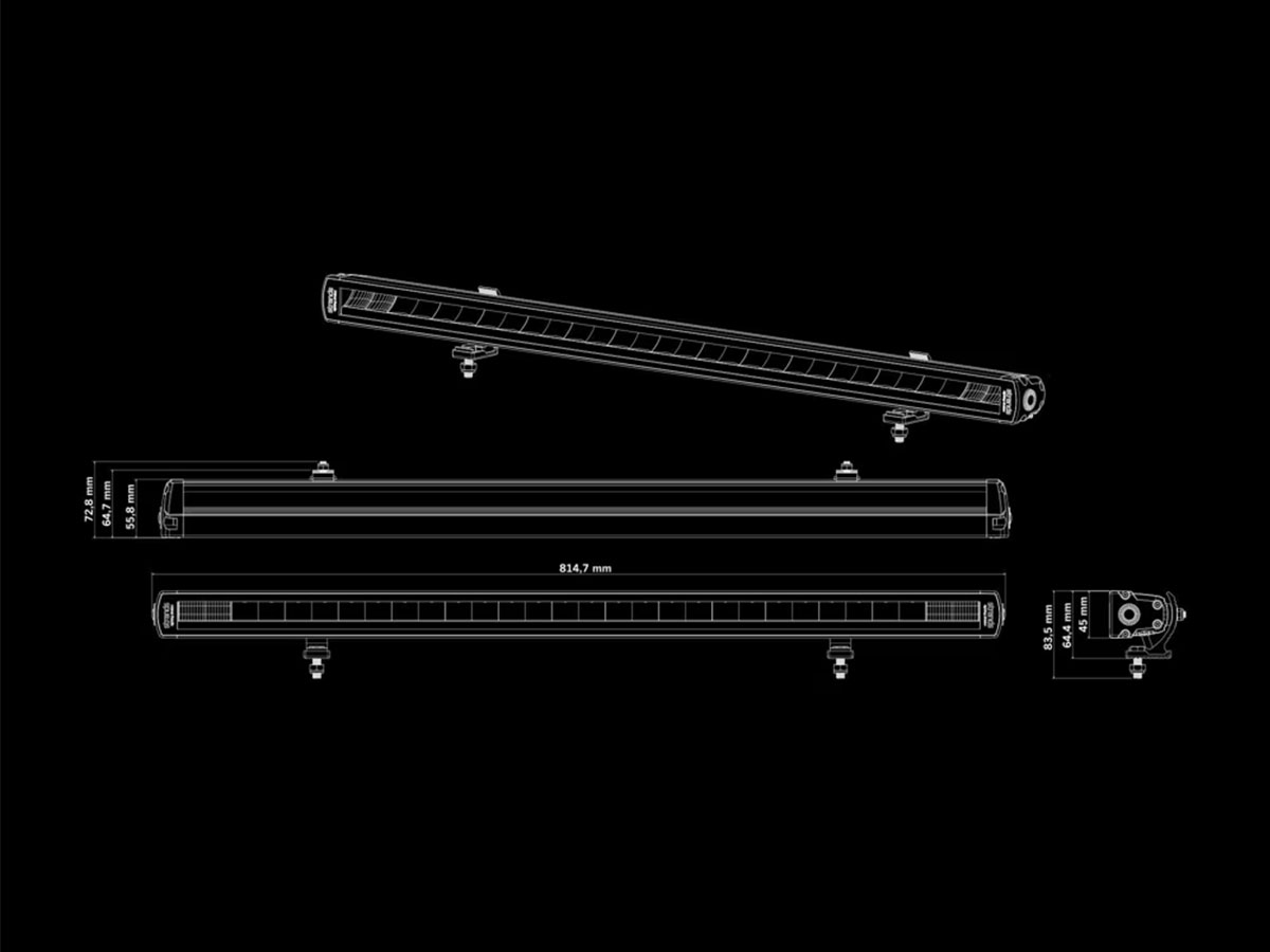 Siberia XPA SR 32" 160W  LED light bar - 2