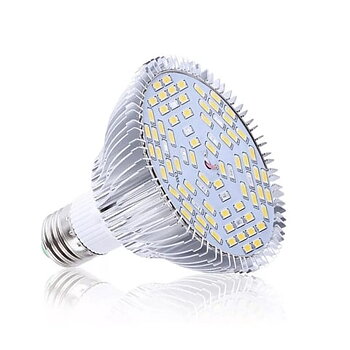 LED Växtlampa, E27, 50W, fullspectrum