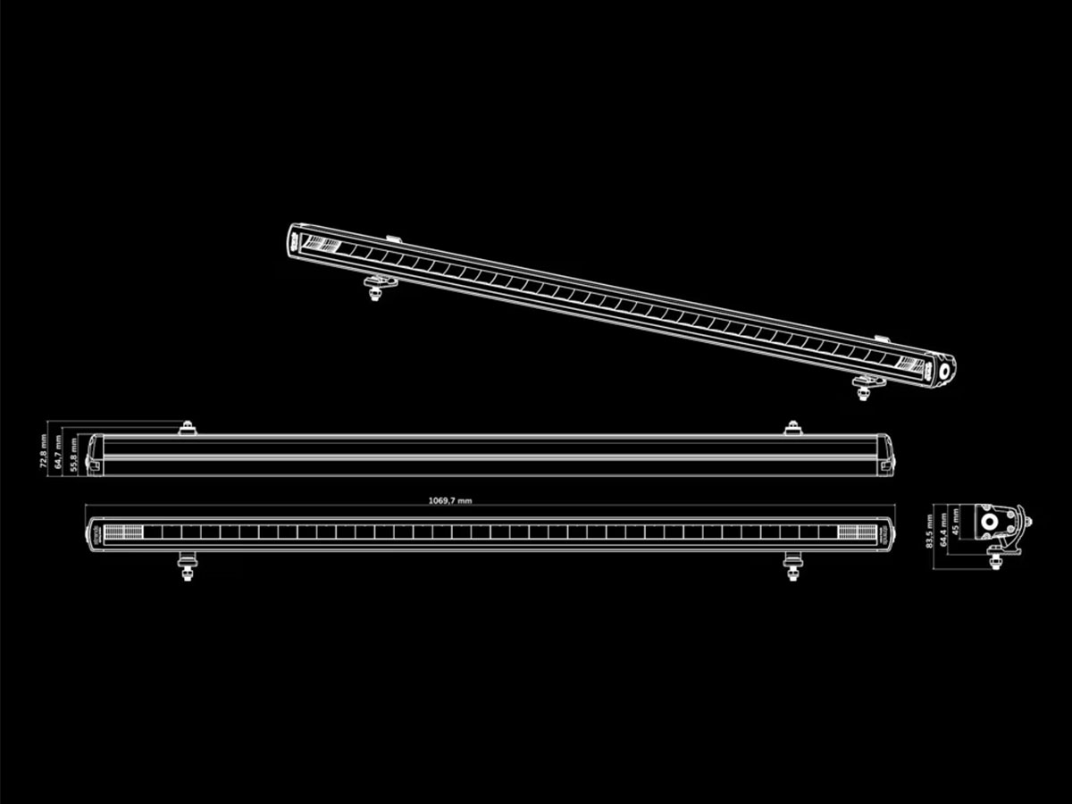 Siberia XPA SR 42" 239W  LED light bar - 2