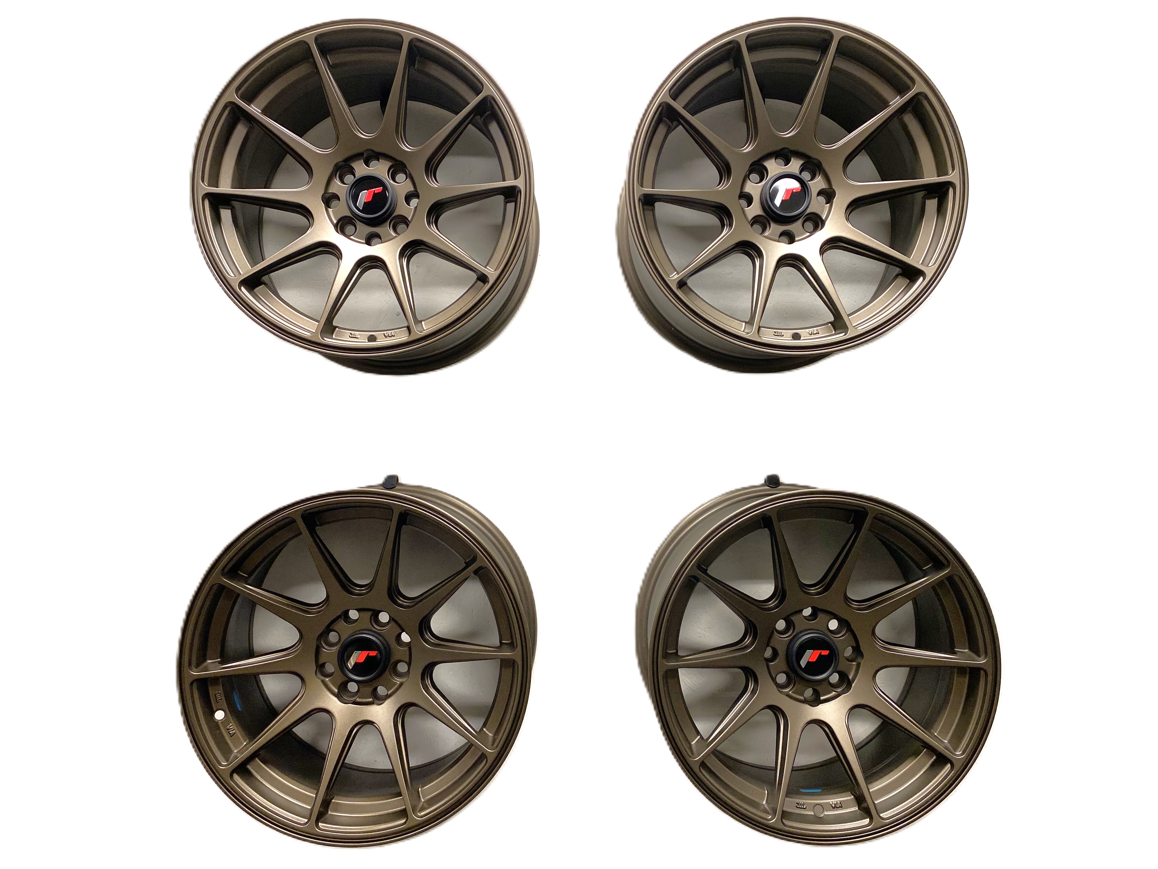 KAMPANJ | 4 st | NYA Fälgar | JR WHEELS JR11 MATT BRONZE | 4x100/4x108 8x16 ET25 67.1