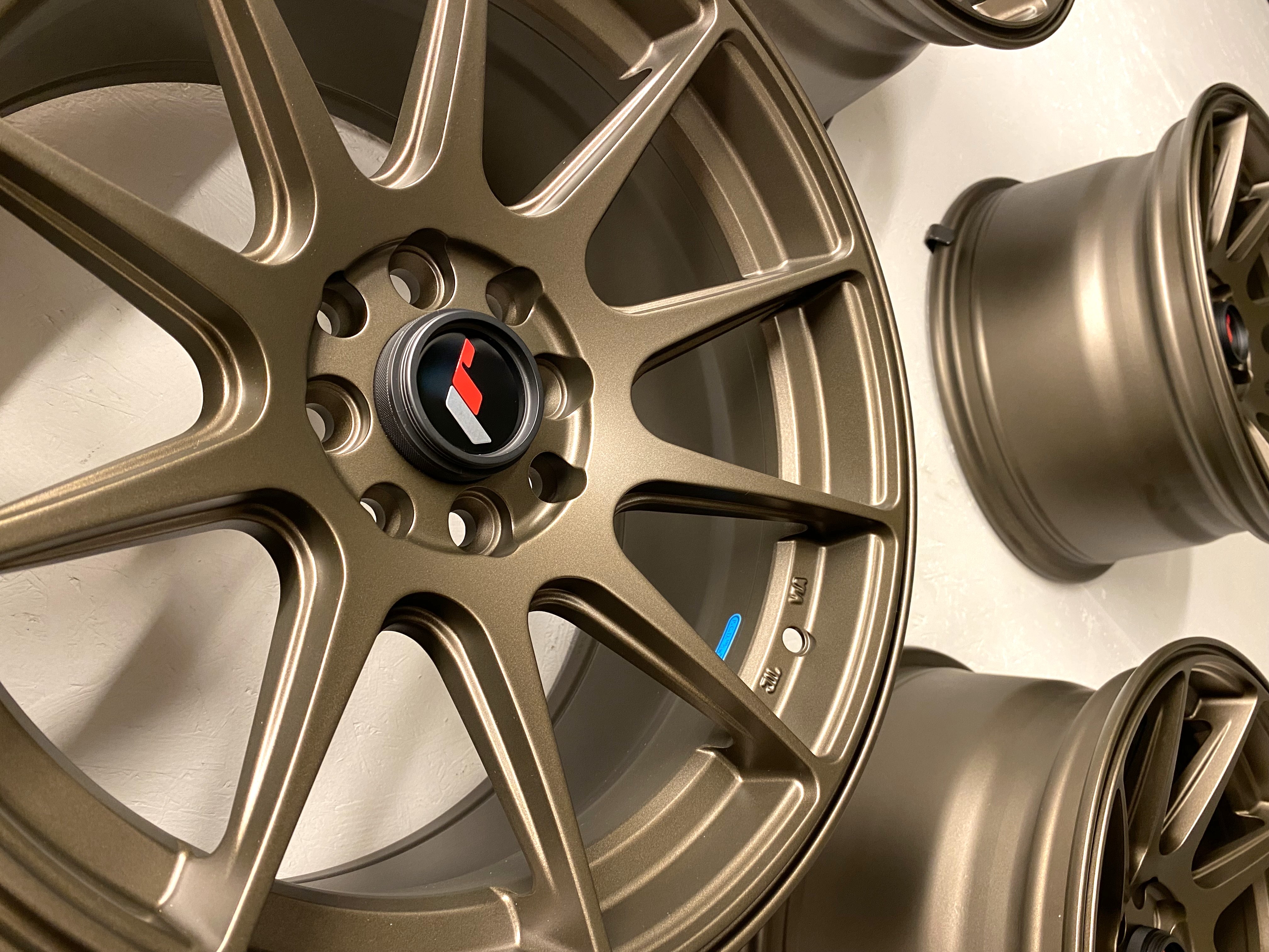 KAMPANJ | 4 st | NYA Fälgar | JR WHEELS JR11 MATT BRONZE | 4x100/4x108 8x16 ET25 67.1 - 5