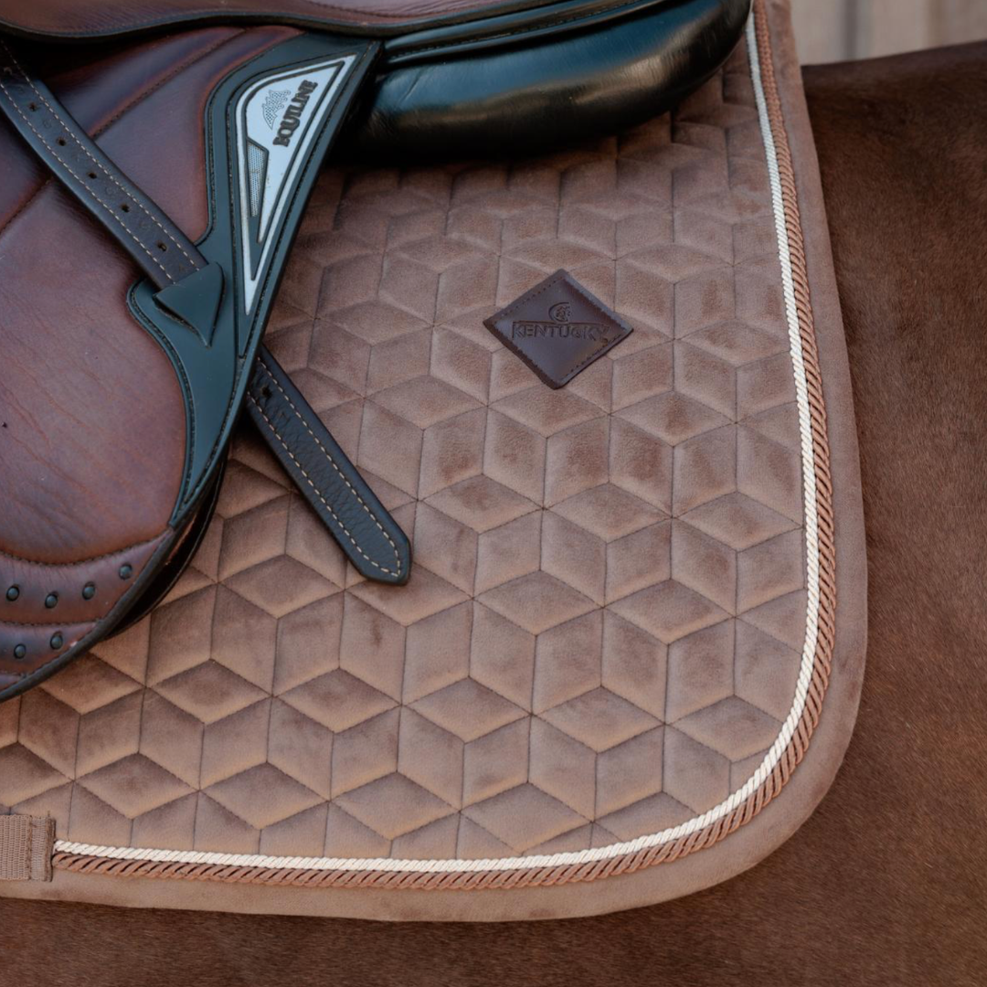 KENTUCKY VELVET SADDLE PAD VELVET JUMPING - 12