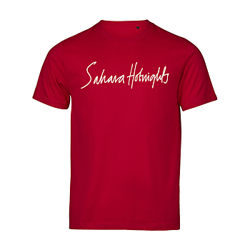 Sahara Hotnights - T-shirt, Logo (Red)