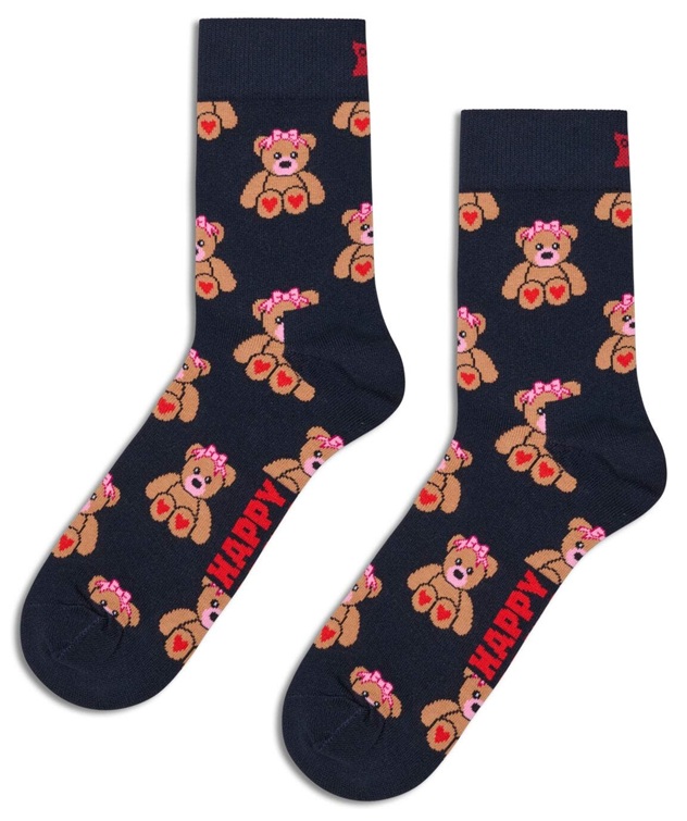 Happy Socks  Teddy Short Crew Sock