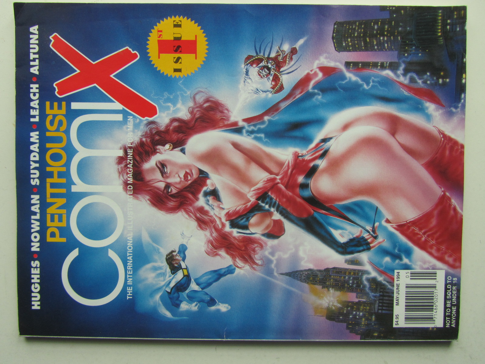 Penthouse ComiX # 01 1994 Första numret