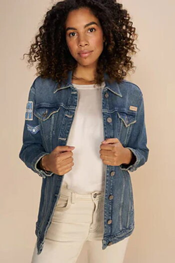 Mos Mosh - MMBaylee Mondra Jacket Blue