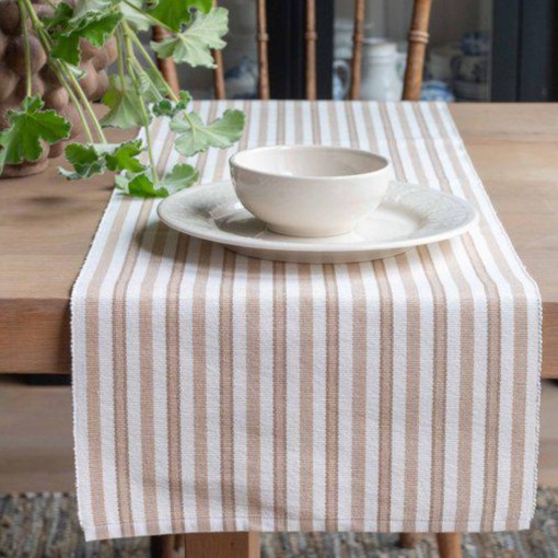 Löpare rand beige 120 cm - 2