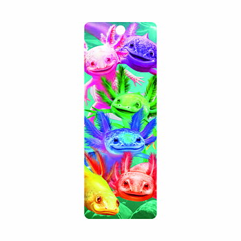 3D LiveLife Bookmark - Axolotls