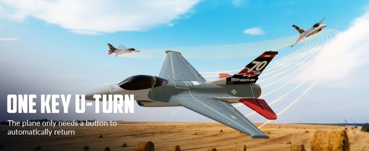 Volantex F16 Fighting Falcon Gyro Borstlös 4-Kanals 400mm RTF - 12